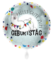 Preview: Folienballon - Alles Gute zum Geburtstag, Lama - ø 43cm